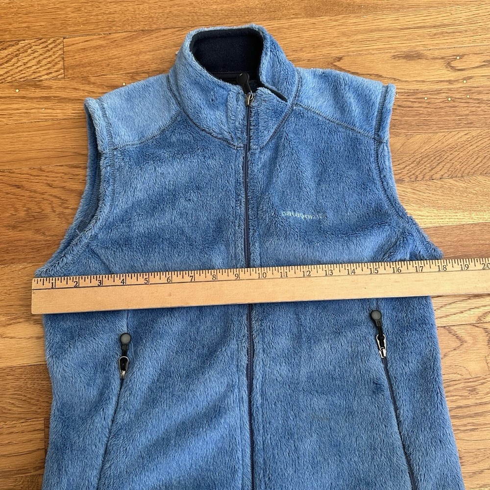 Patagonia Regulator Fleece Vest Womens M Blue Polartec Full Zip Outdoor Hiking - Picture 8 of 11